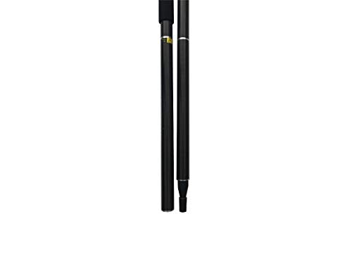 Mountlaser GPS 2 Meter 4 Section Rod， Survey Pole RTK GPS Carbon Fibre Surveying Prism Pole with Bubble for Land Surveying...