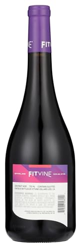 Fitvine Wine Pinot Noir, Red WIne, 750 mL Bottle