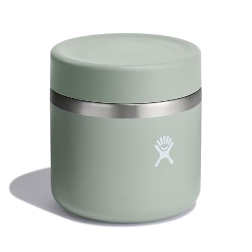 Hydro Flask Food Jar ? Insulated Stainless Steel, Snack Travel Container for Hot Food, Lunch, & Soup 20 Oz Agave Green