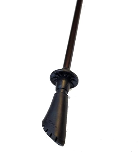 LEKI Nordic Walking Platinium Carbon Series Fixed Length Walking Poles 115cm Brown