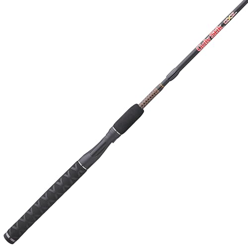 Ugly Stik 6’6” GX2 Spinning Rod, Three Piece Spinning Rod, 6-15lb Line Rating, Medium Rod Power, Moderate Fast Action, 1/...