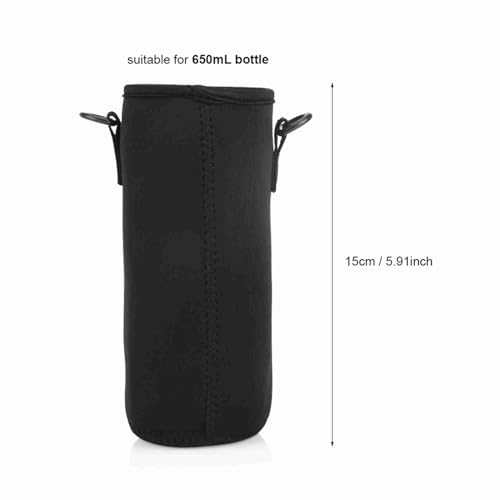 Neoprene Water Bottle Carrying Bag, Adjustable Strap, Outdoor Activities Hiking Camping Fishing Picnic Travel, Different (...