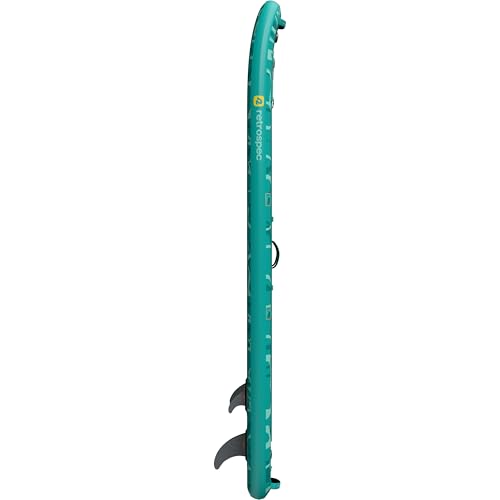 Retrospec Weekender Yogi 10’8 Extra Wide Yoga Paddle Board with Pump and Accessories, Non-Slip, Puncture Resistant, Lightw...