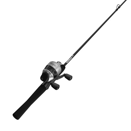 Zebco 33 Spincast Reel and Fishing Rod Combo, 6-Foot 2-Piece Fiberglass Rod with EVA Handle, Quickset Anti-Reverse Fishing...