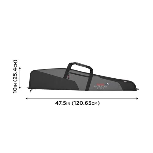 Allen Company Ruger Rifle Case - American Flag Scoped Soft Gun Case - Patriotic Gun Bag Lockable Gun Case - 46IN: Cases for Rifles with or Without Scope Options