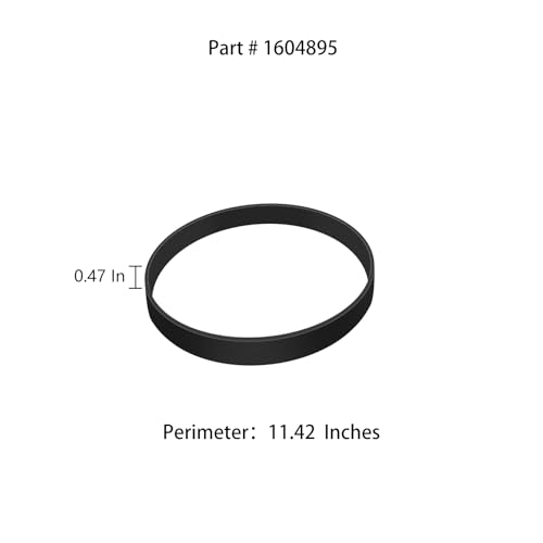 Ymimi Replacement Belt Compatible with Bissell 3437F 3437 3508 CleanView Compact Turbo Upright Vacuum (Pack of 2)