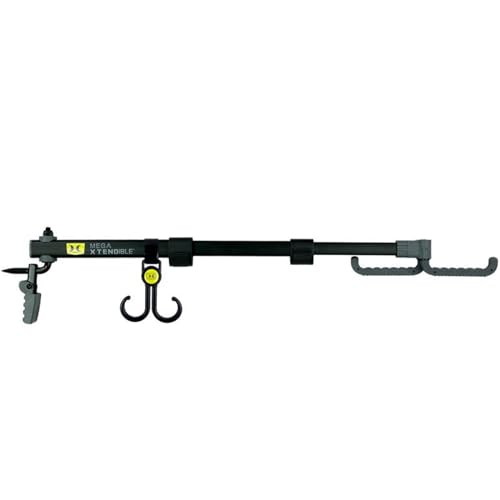 HAWK Mega Xtendible Tree Arm | Hunting Treestands Portable Folding Lightweight Easy Mount Aluminum Long Holder with Hooks ...