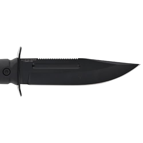 Smith & Wesson M&P Special Ops Survival Knives with Full-Tang Construction, 5"-7", Black Oxide Coated Stainless Steel Blad...