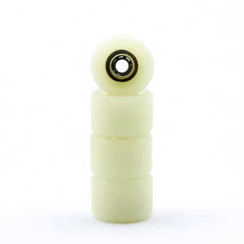 65D Urethane Fingerboard Wheels Pro Bowl Shape (Beige)