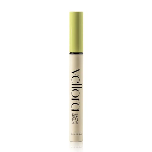 Eyebrow Serum by Vellora for Fuller Looking Brows, 3mL ? Formulated with Nourishing Vitamins & Plant-Based Extracts ? Visibly Enhances Brow Definition and Fullness