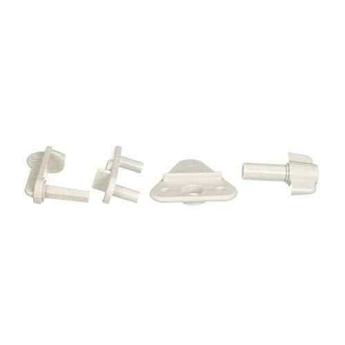 Attwood 11404-6 Pontoon Replacement Latch, Universal Sizing for Square Frames 1 Inch to 1 ¨ù Inch, Fits Left- or Right-Hinge Gate