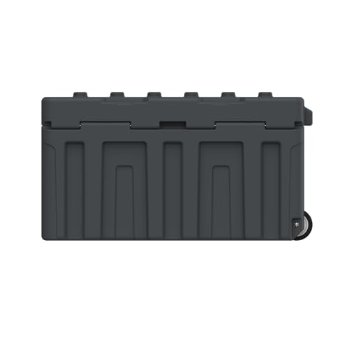 CAMP-ZERO 148L Premium Cargo & Equipment Storage Case with Coated Stainless Steel Latching and Locking System (Grey)