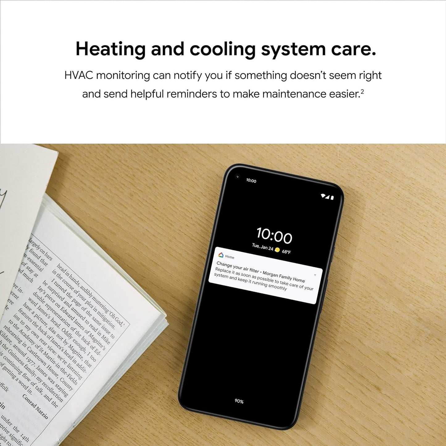 Nest Thermostat - Smart Thermostat for Home - Programmable Wifi Thermostat - Fog