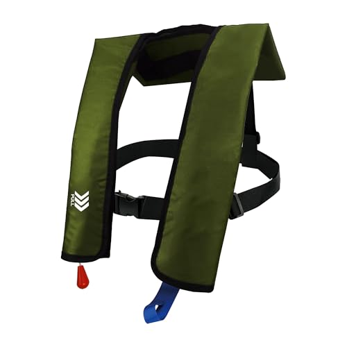 Automatic Inflatable Life Jackets for Adults Life Vests PFD Low Profile Load Capacity Up to 330lbs