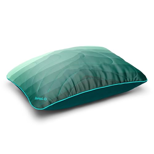 Rumpl The Adjustable Camp Pillow - Full Size Packable Outdoor and Travel Pillow, Two-Sided Temperature Control, 22" x 15",...