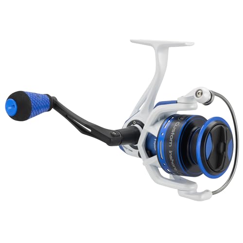 Lew's Custom Inshore Speed Spin Spinning Fishing Reel, 6.2:1 Gear Ratio, Right or Left-Hand Retrieve, Aluminum Frame, 7 Be...