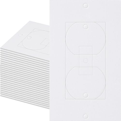 Outlet Insulators Draft Sealers, 30 Pack Electrical Outlet Insulation Pads, EVA Foam Gasket for Wall, Light, Switch Socket...