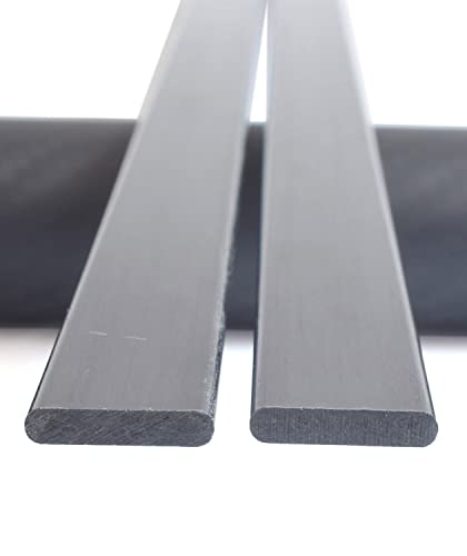 2pcs 3x15mm Length 420mm Flat Carbon Fiber Bars,Pultruded Carbon Fiber Strips