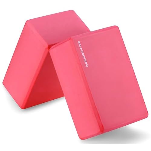 Fitvids Set of 2 High Density Premium EVA Yoga Blocks, 9"x6"x4" Each, Pair