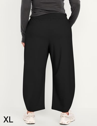 Ugerlov Womens Barrel Ankle Pants Quick Dry Lightweight Hiking Pants Wide Leg High Waisted Baggy Trousers with Pockets