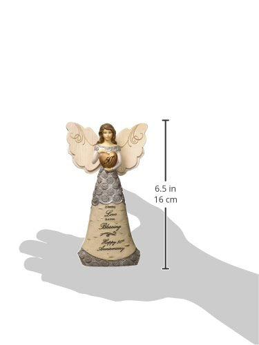 Pavilion Gift Company Elements Angels 82421 Figurine, Silver