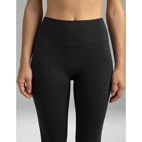 Colorfulkoala Dreamlux No Front Seam Leggings for Women High Waisted Capris 21" Inseam Yoga Pants