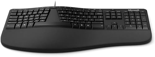 Microsoft Ergonomic Keyboard for Business - Wired - Black
