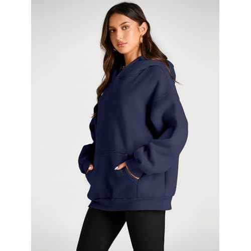Trendy Queen Womens Oversized Hoodies Fleece Sweatshirts Fall Fashion Pullover Sweaters Winter Clothes