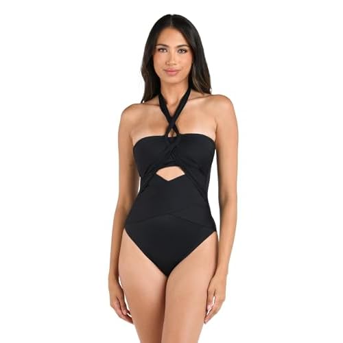 La Blanca Women's Island Goddess Halter One Piece Swimsuit