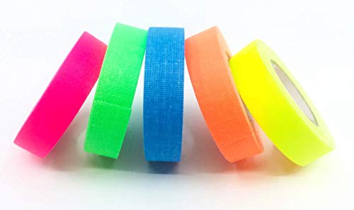 Gaffer Power Spike Tape | USA Made Gaffers Tape | 5 Bright Neon Gaffer Tape Colors | No Residue | Marking | Labelling | Weather Resistant | Better Than Duct Tape