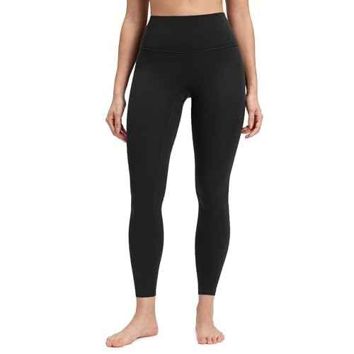 CRZ YOGA Butterluxe No Front Seam Yoga Leggings 25" - High Waisted Womens Lounge Pants Pilates Workout Athletic Buttery Soft