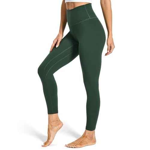 Colorfulkoala Women's High Waisted Tummy Control Workout Leggings 7/8 Length Ultra Soft Yoga Pants 25"