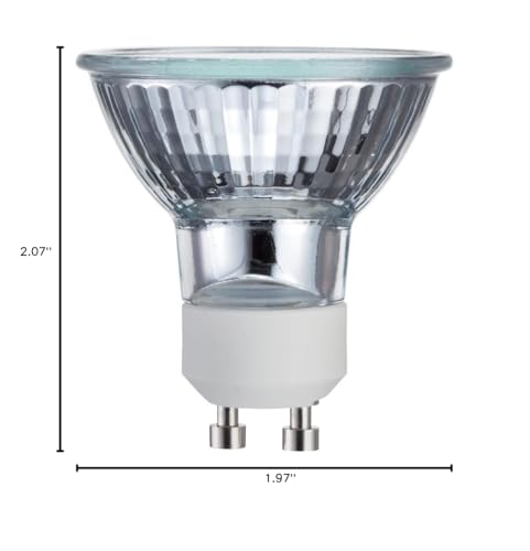Philips 415760 50-Watt Halogen Indoor Flood MR16 GU10 Base 120-Volt Light Bulb, 6-Pack