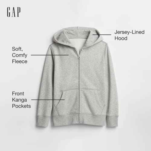 GAP boys Full Zip Hooded Sweatshirt