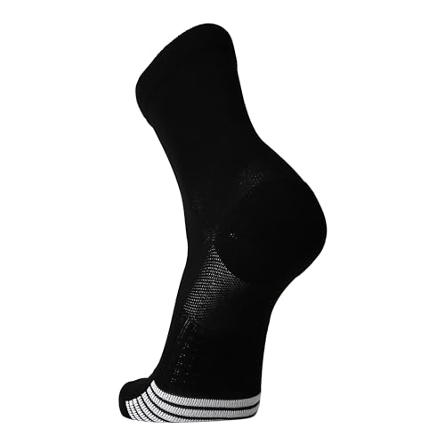 Brooks Ghost Lite Crew Socks I Performance Running, Comfort Fit with Arch Support for Men & Women (2-Pack Set)