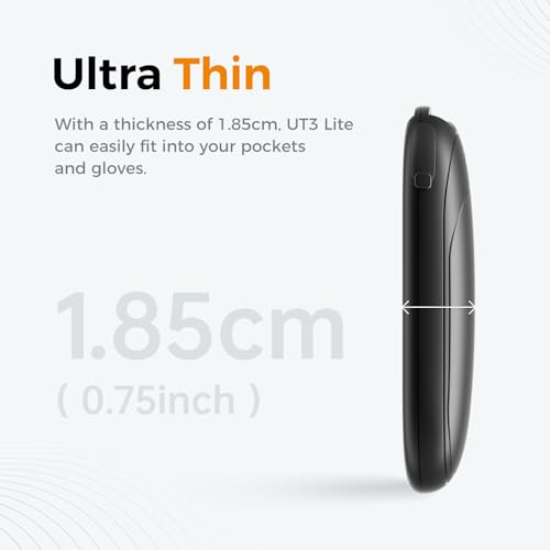 OCOOPA Magnetic Hand Warmers Rechargeable 2 Pack, Electric Handwarmers, Smart Heating UL Certified, 3-Settings,Portable He...