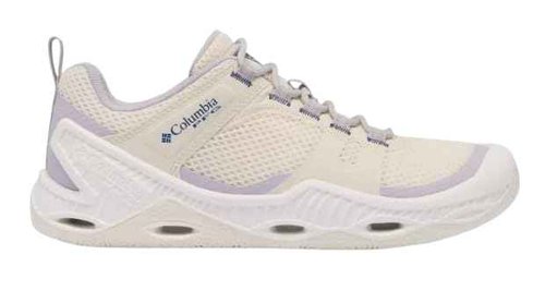 Columbia Women's PFG Pro Sport, Snowcap/Lavender Pearl, 8