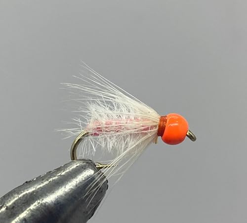 Strike Fly- Trout- Fishing - Adventure with One Dozen (12) Firebead Ray Charles Soft Hackle- Pink - Nymphs 16