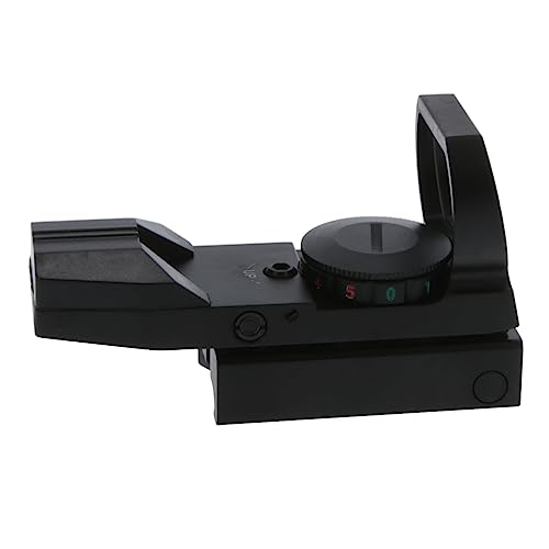 Truglo Dual-Color 34mm x 24mm Hunting Shooting Durable Lightweight Compact Parallax Free Waterproof Shock Resistant Adjustable Red/Green Open Dot Sight Battery Included