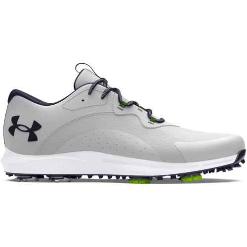 Under Armour Men's Charged Draw 2 Cleat, (102) Halo Gray/Halo Gray/Midnight Navy, 7.5, US