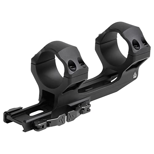 UTG ACCU-SYNC QR 34mm, X-High Pro, 70mm Offset Scope Mount, Black