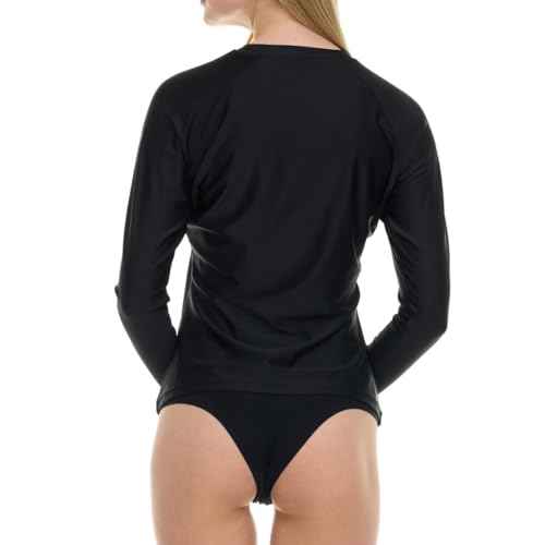 Hurley Rash Guard for Women, Womens Rash Guard Long Sleeve Shirts, Rashguard Swim Shirt Women UPF 50+ SPF & UV Protection