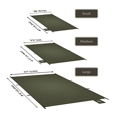Onewind Compact Footprint, 4000mm Waterproof Rate PU Coating, 55" *39"Ultralight Camping Floor Ground Sheet with Carry Bag...