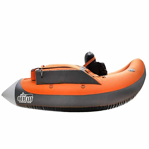 Outcast Sporting Gear Super Fat Cat Still Water Long Distances Fishing LCS Leak Proof Airecell Urethane 300 Lbs U-Shape Fl...