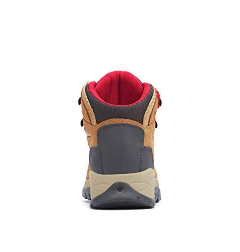 Columbia Women's Newton Ridge Plus Waterproof Amped, Elk/Mountain Red, 7