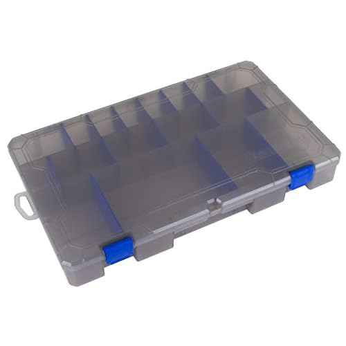 Flambeau Outdoors Zerust MAX 5003ZM Tuff Tainer -Partial Bulk Storage Compartment Section, 25 Compartments and 15 RemovableDividers 14.25" L x 9.125" W x 2" D Fishing and Tackle Storage Utility Box