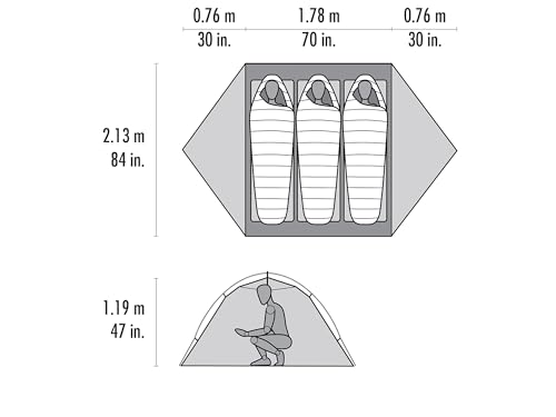 MSR Access 3-Person Lightweight 4-Season Tent
