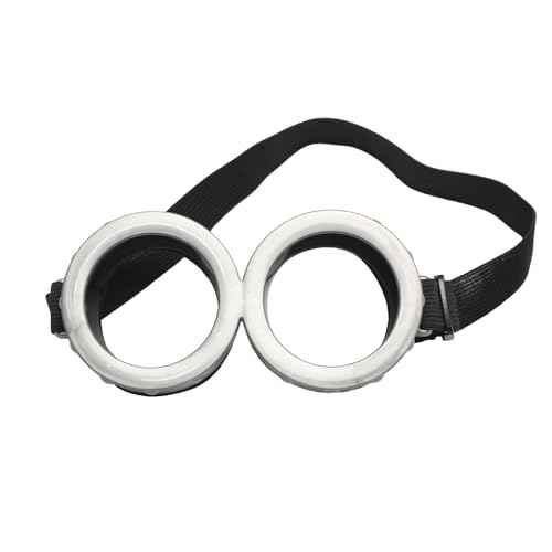 Vintage Steampunk Goggles Glasses Round Cartoon Costume For Cosplay (Glasses)