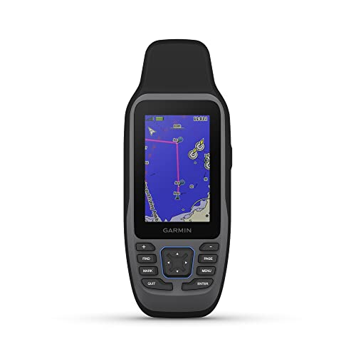Garmin GPSMAP 79sc, Marine GPS Handheld Preloaded with BlueChart g3 Coastal Charts, Rugged Design and Floats in Water (Ren...