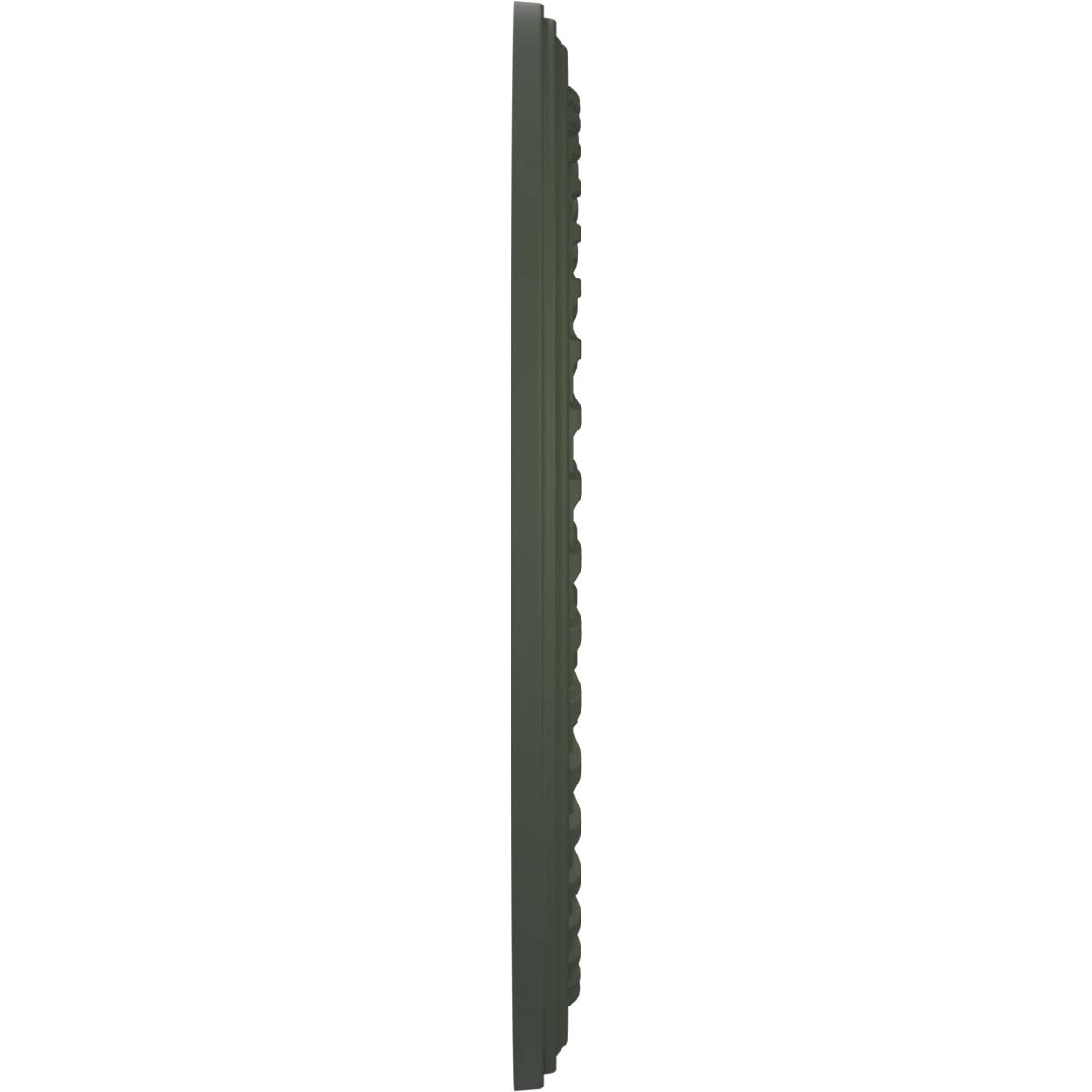 Ekena Millwork 10Od X 3 1/2Id X 3/4P Cole Thermoformed Pvc Ceiling Medallion (Fits Canopies Up To 4 1/4), Ultracover Satin Hunt